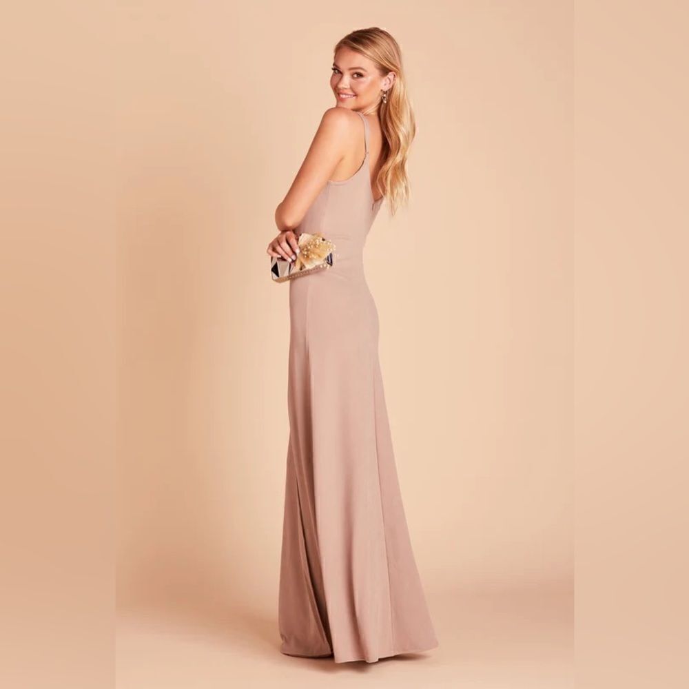 Birdy Grey Jay Taupe Maxi Dress Bridesmaid Formal Wedding Guest Gown Size XS - Picture 4 of 12